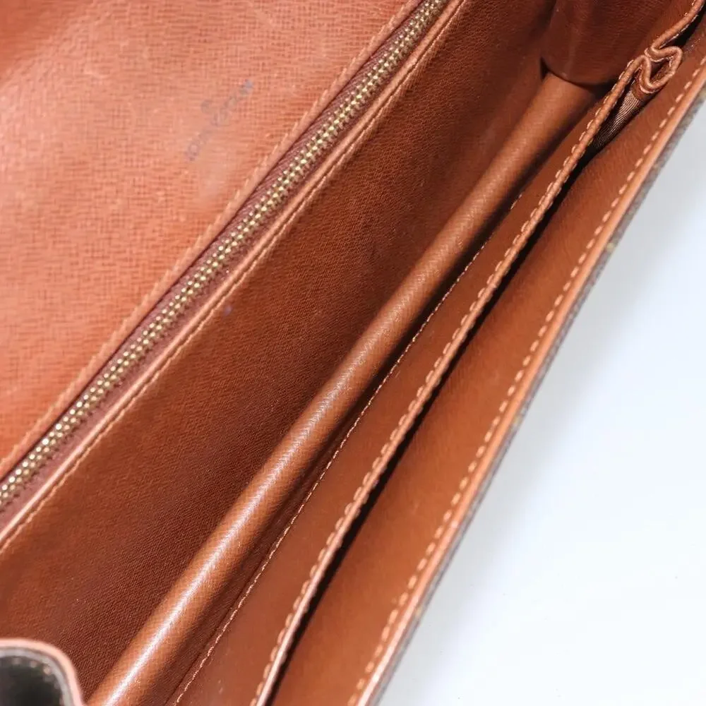 Louis Vuitton Monogram Pochette Dam GM Clutch Bag Brown